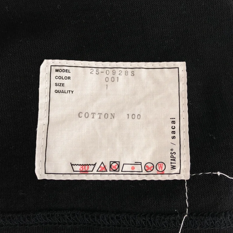 sacai / サカイ | 2025SS | × WTAPS / バックロゴ プリントTシャツ | 1 | メンズ