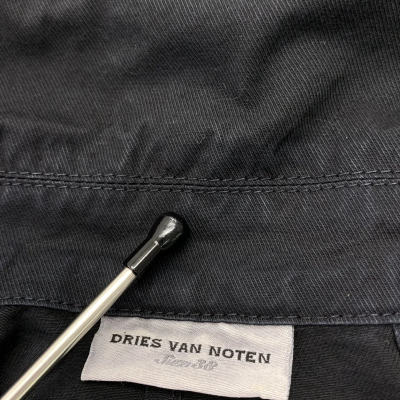DRIES VAN NOTEN / ドリスヴァンノッテン | コットン ギャザー シャツワンピース | 38 | レディース