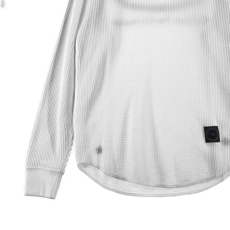 M&M / エムアンドエム | サーマル ロゴ Tシャツ | M | メンズ