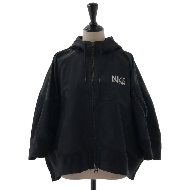 sacai / サカイ | 2022AW | ×NIKE Full Zip HD Jacket / ナイロンブルゾン フーデッド ジャケット | M | レディース