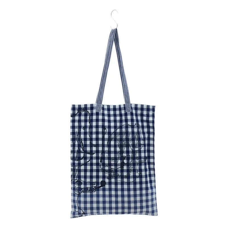 tao COMME des GARCONS / タオコムデギャルソン | トーベヤンソン ギンガムチェック トートバッグ |