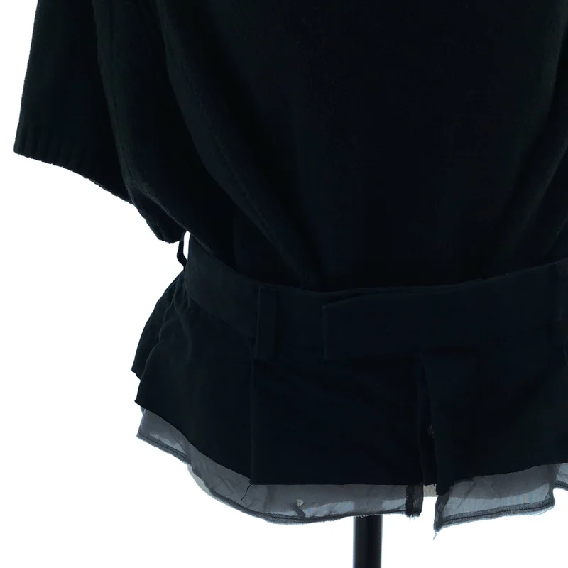 sacai / サカイ | ドッキング ニット シャツ_半袖 |
