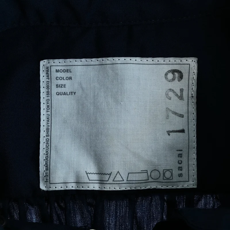 sacai / サカイ | ドッキング ニット シャツ_半袖 |