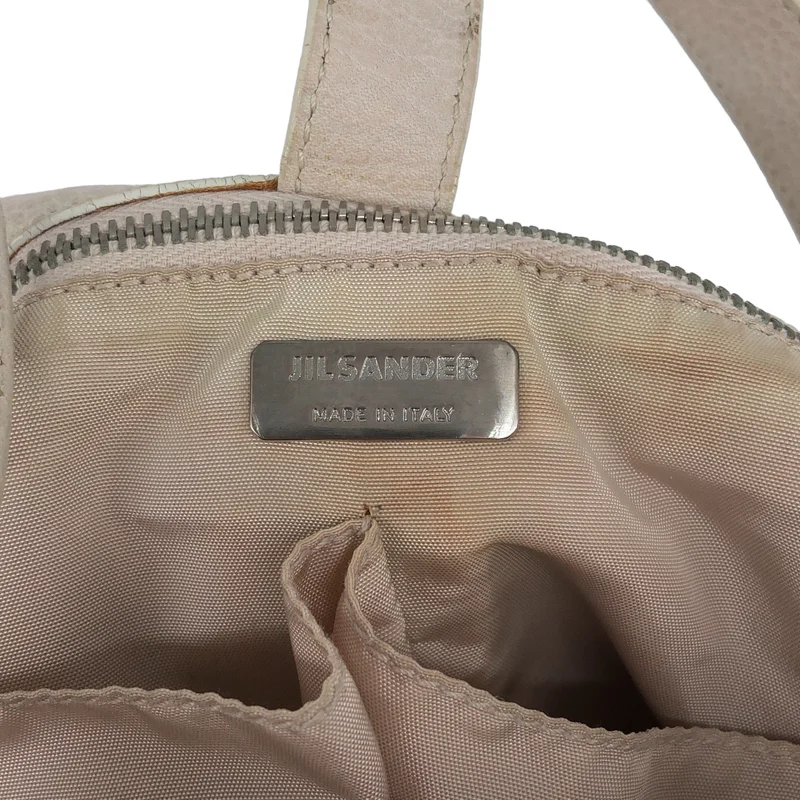 JIL SANDER / ジルサンダー | ナイロン レザーハンドル バッグ |