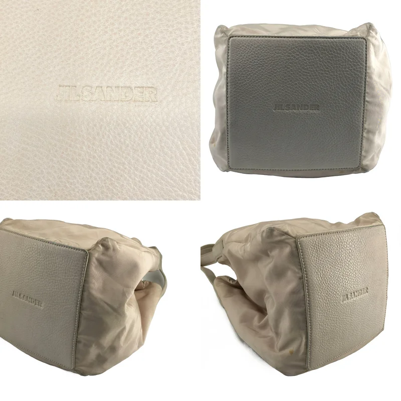 JIL SANDER / ジルサンダー | ナイロン レザーハンドル バッグ |