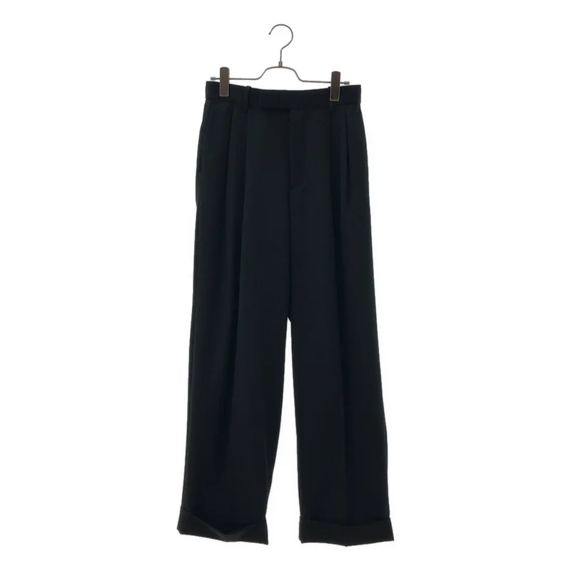 MARKAWARE / マーカウェア | 2025AW | DOUBLE PLEATED WIDE TROUSERS / ウールギャバ ダブルプリーテッド ワイドパンツ | 1 | メンズ