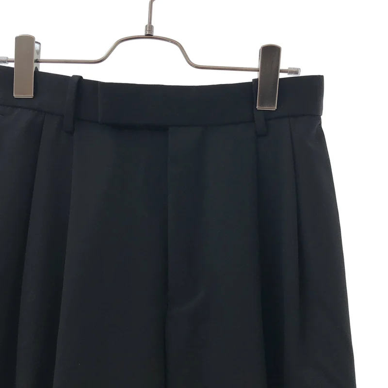 MARKAWARE / マーカウェア | 2025AW | DOUBLE PLEATED WIDE TROUSERS / ウールギャバ ダブルプリーテッド ワイドパンツ | 1 | メンズ