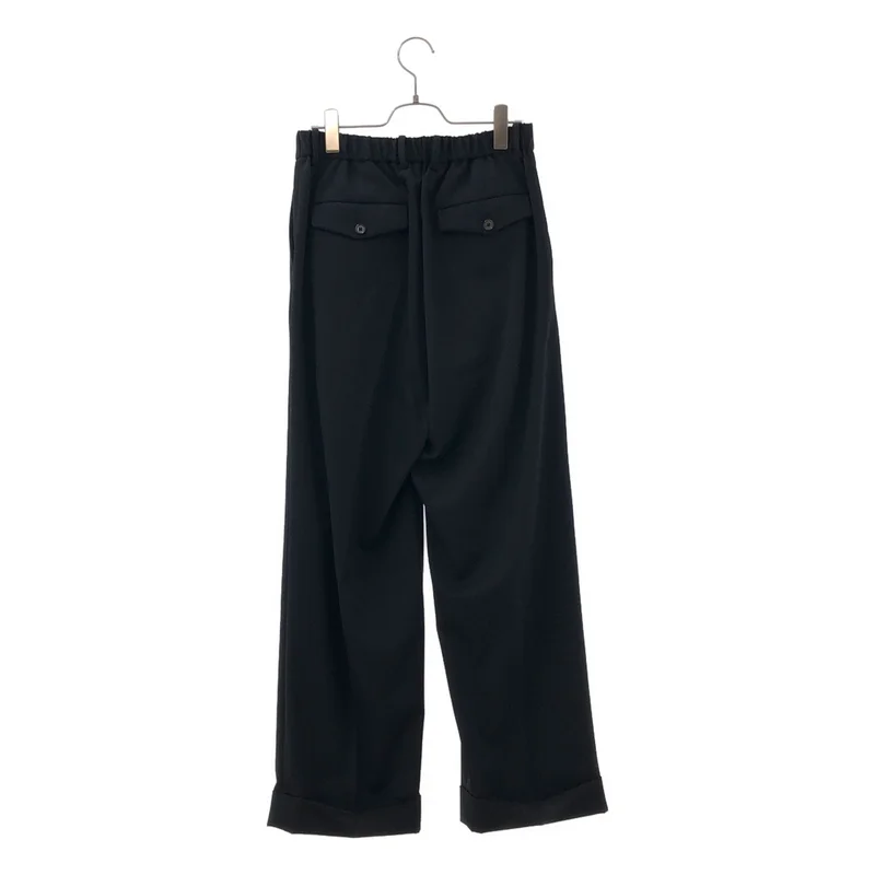 MARKAWARE / マーカウェア | 2025AW | DOUBLE PLEATED WIDE TROUSERS / ウールギャバ ダブルプリーテッド ワイドパンツ | 1 | メンズ
