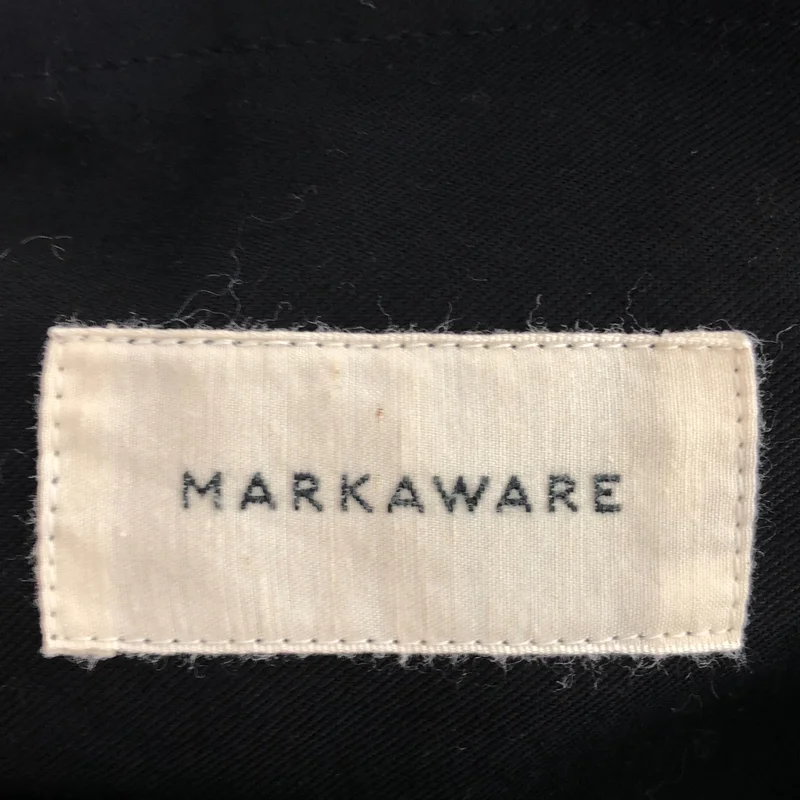 MARKAWARE / マーカウェア | 2025AW | DOUBLE PLEATED WIDE TROUSERS / ウールギャバ ダブルプリーテッド ワイドパンツ | 1 | メンズ