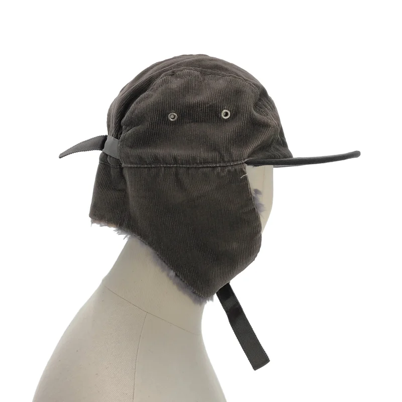 sacai / サカイ | コーデュロイ ボア フライトキャップ |