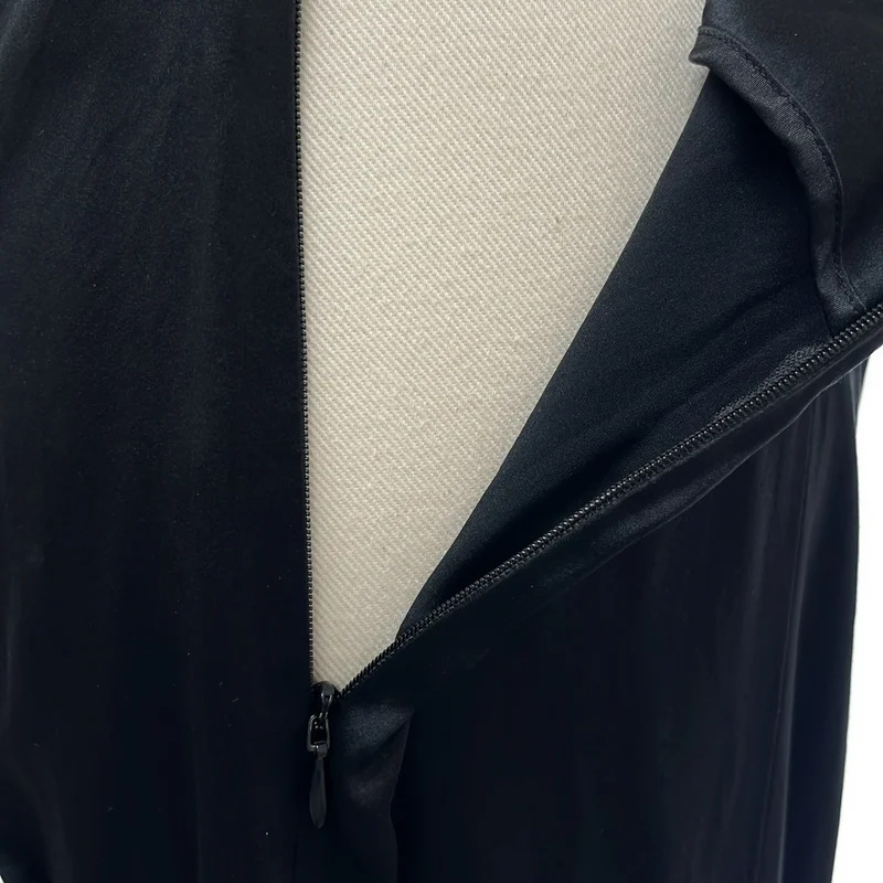 HELMUT LANG / ヘルムートラング | シルク 変形 サイドジップ スカート | 2 | レディース