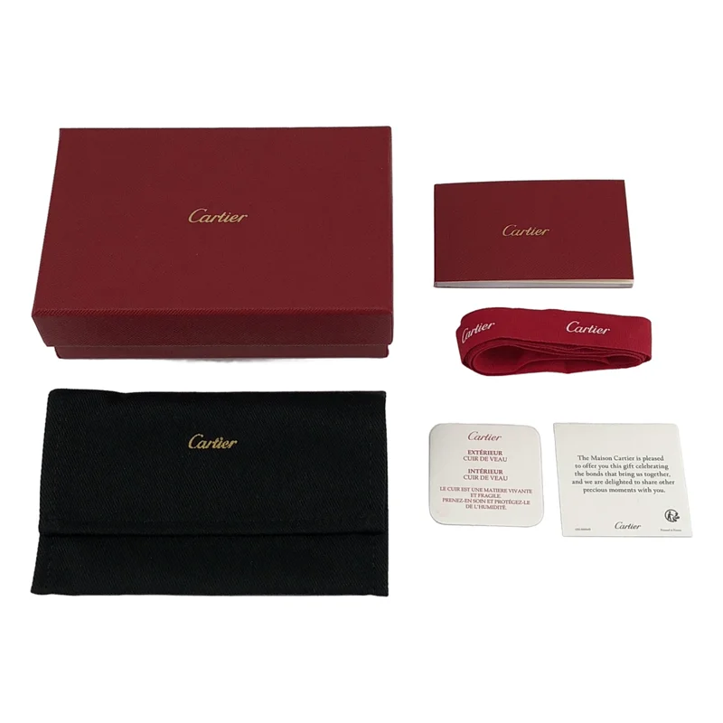 Cartier / カルティエ | レザー ストラップ付き ミラー |