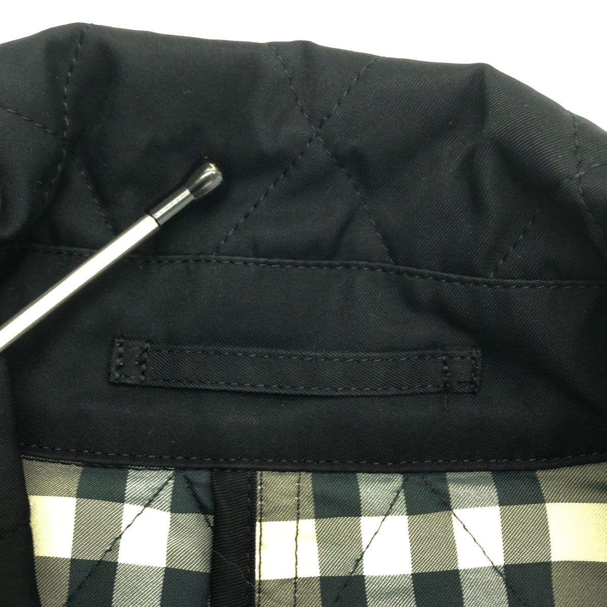 バーバリー ロンドン キッズ キルティングジャケット チェック 黒 6Y 120 BURBERRY LONDON / バーバリーロンドン | ノバチェック キルティング
