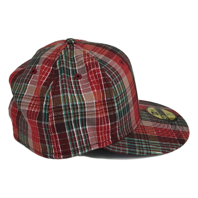 SUPREME / シュプリーム | 2023SS | × NEW ERA / Metallic Plaid SLogo Cap チェックキャップ | 7 5/8 | その他