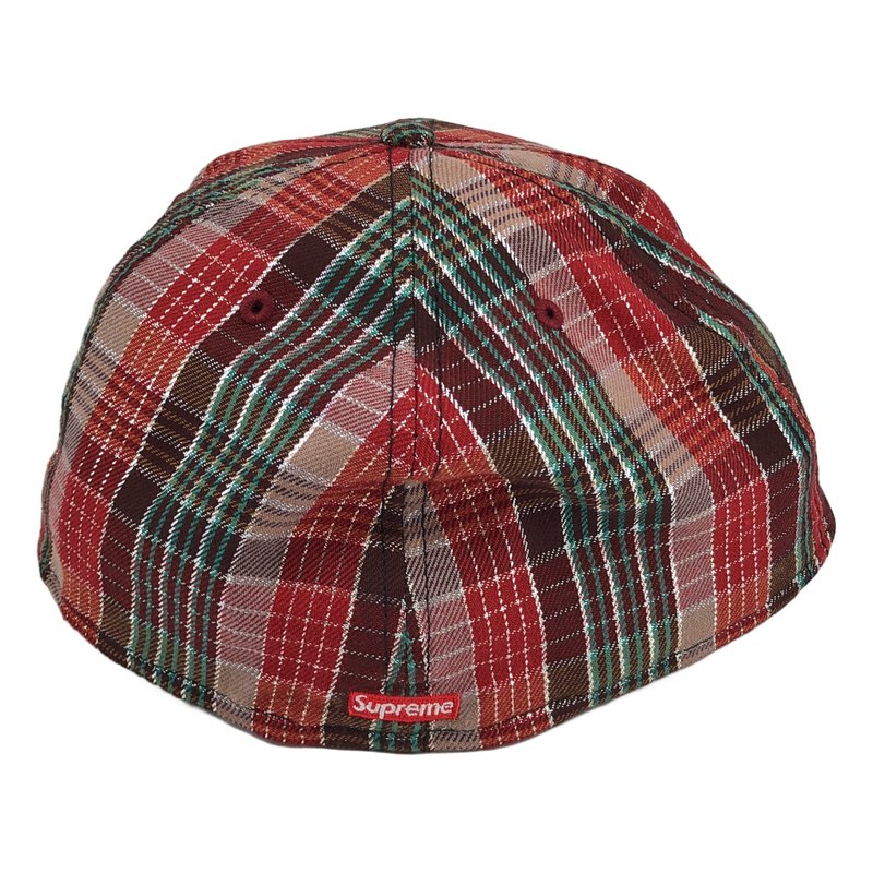 SUPREME / シュプリーム | 2023SS | × NEW ERA / Metallic Plaid SLogo Cap チェックキャップ | 7 5/8 | その他
