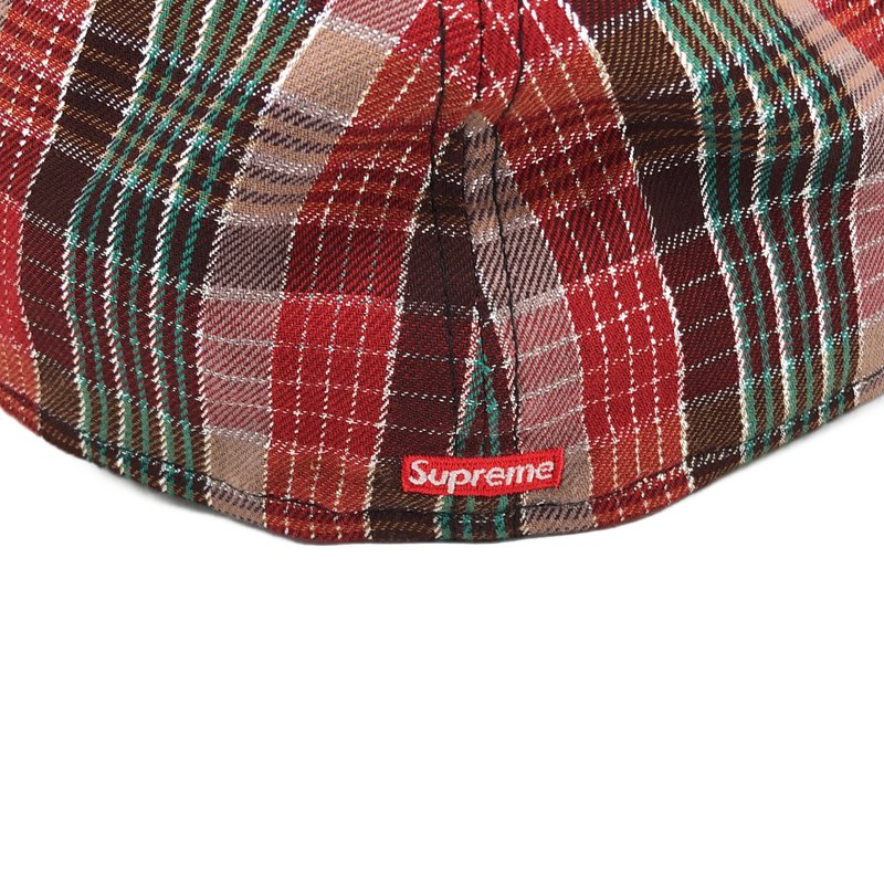SUPREME / シュプリーム | 2023SS | × NEW ERA / Metallic Plaid SLogo Cap チェックキャップ | 7 5/8 | その他