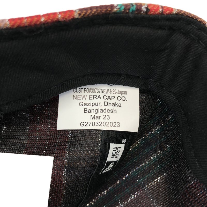 SUPREME / シュプリーム | 2023SS | × NEW ERA / Metallic Plaid SLogo Cap チェックキャップ | 7 5/8 | その他