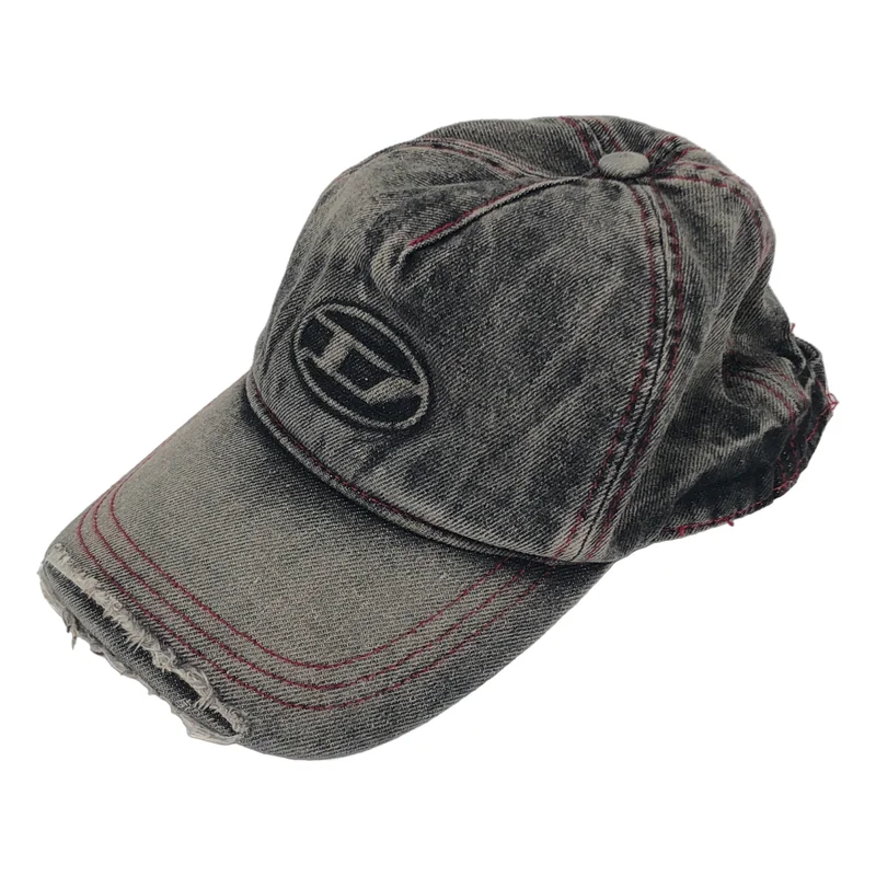 DIESEL / ディーゼル | C-SEYMON ダメージ加工 デニムキャップ | F | その他