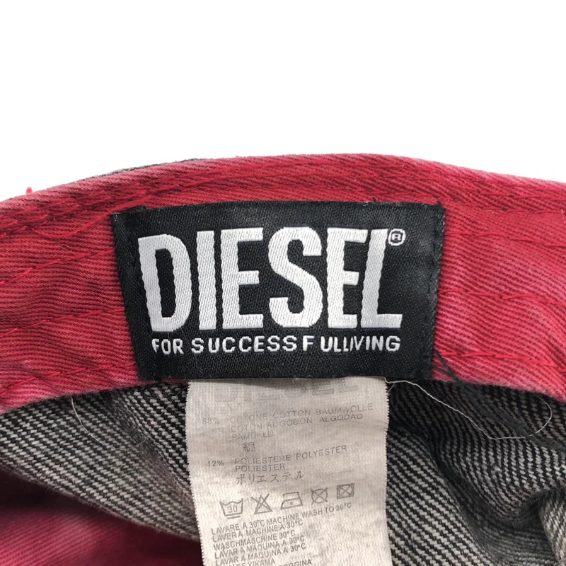 DIESEL / ディーゼル | C-SEYMON ダメージ加工 デニムキャップ | F | その他