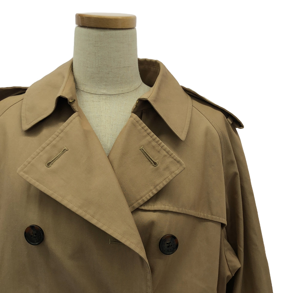 美品　マッキントッシュロンドン　ライナー付　トレンチコート　ダブル　ベージュ36 MACKINTOSH LONDON / マッキントッシュロンドン | ライナー付き