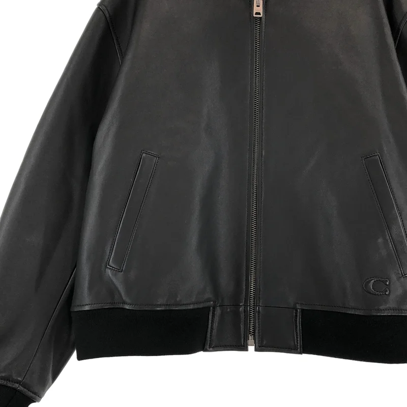 COACH / コーチ | レザー ボンバージャケット | L | レディース