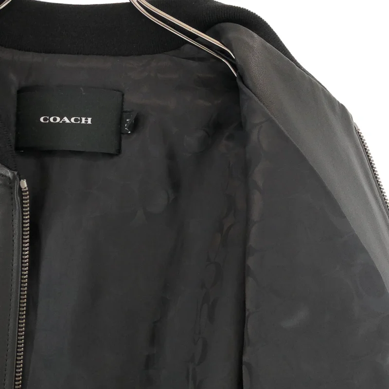 COACH / コーチ | レザー ボンバージャケット | L | レディース