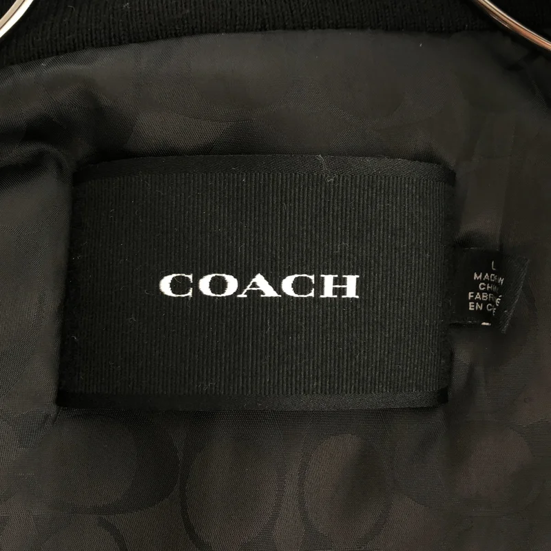 COACH / コーチ | レザー ボンバージャケット | L | レディース
