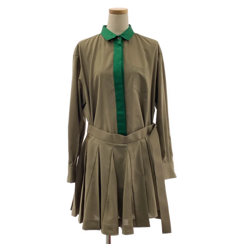 sacai / サカイ | 2022SS | ドッキング シャツワンピース | 2 | レディース