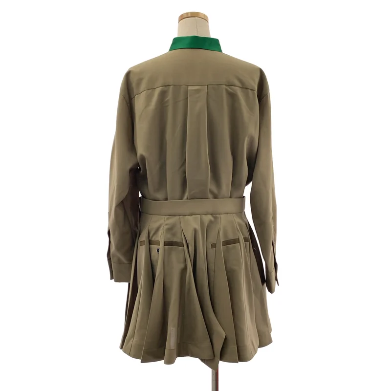 sacai / サカイ | 2022SS | ドッキング シャツワンピース | 2 | レディース