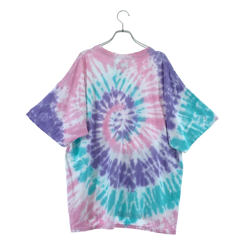 GALLERY DEPT. / ギャラリーデプト | ダメージ加工 タイダイ染め ロゴプリント Tシャツ | XL | メンズ