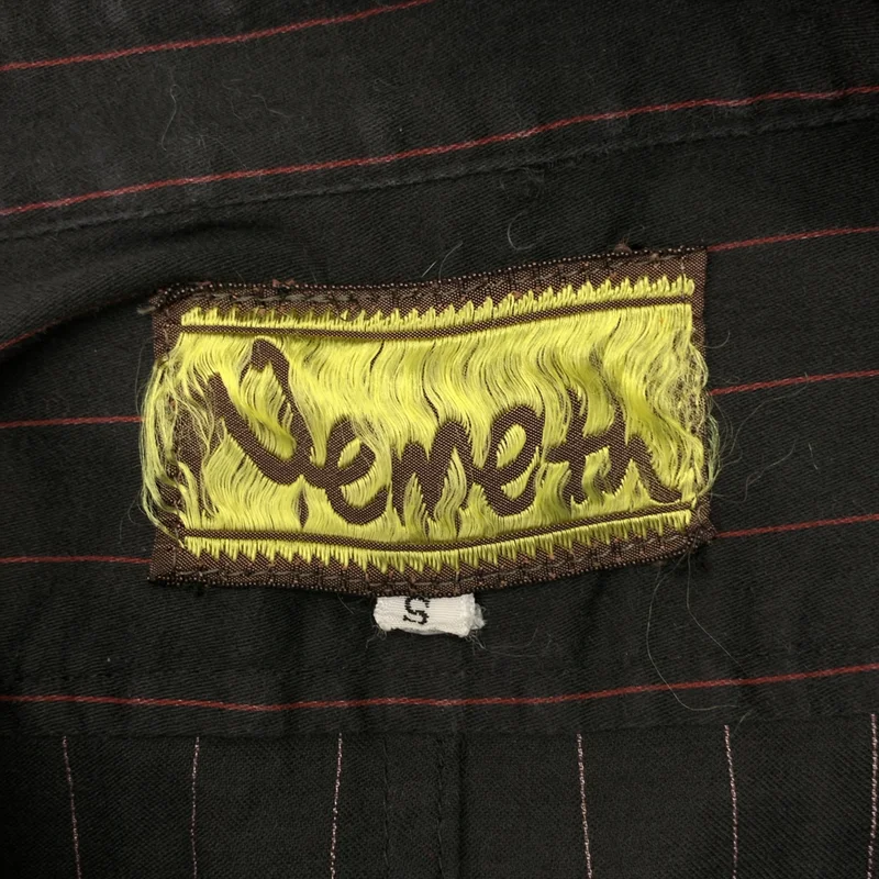 Nemeth / ネメス | コットン ストライプ タックスリーブ シャツ | S | メンズ