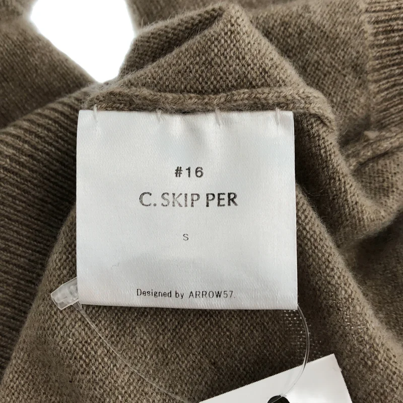 ARROW57. / アローゴーナナ | #16 C.SKIPPER カシミヤ スキッパーニット | S | レディース