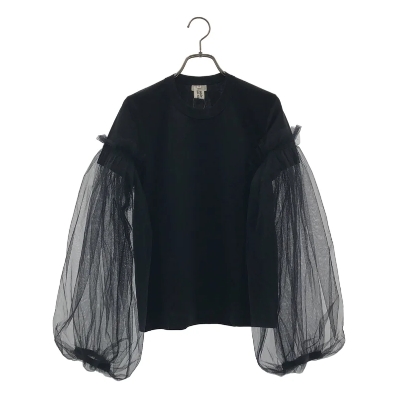 noir kei ninomiya / ノワールケイニノミヤ | 2020SS | チュール ロングスリーブ カットソー | S | レディース