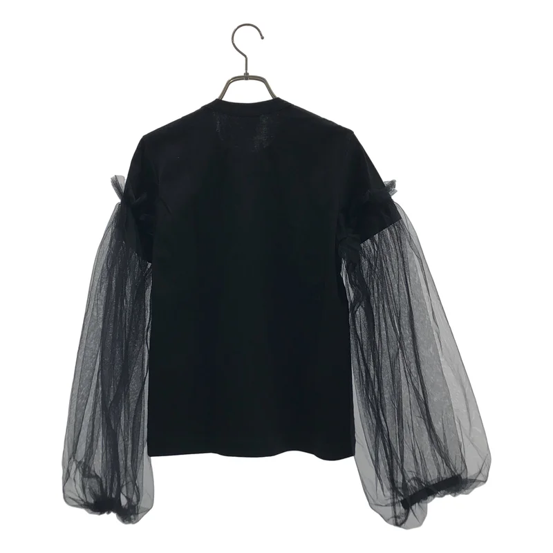 noir kei ninomiya / ノワールケイニノミヤ | 2020SS | チュール ロングスリーブ カットソー | S | レディース
