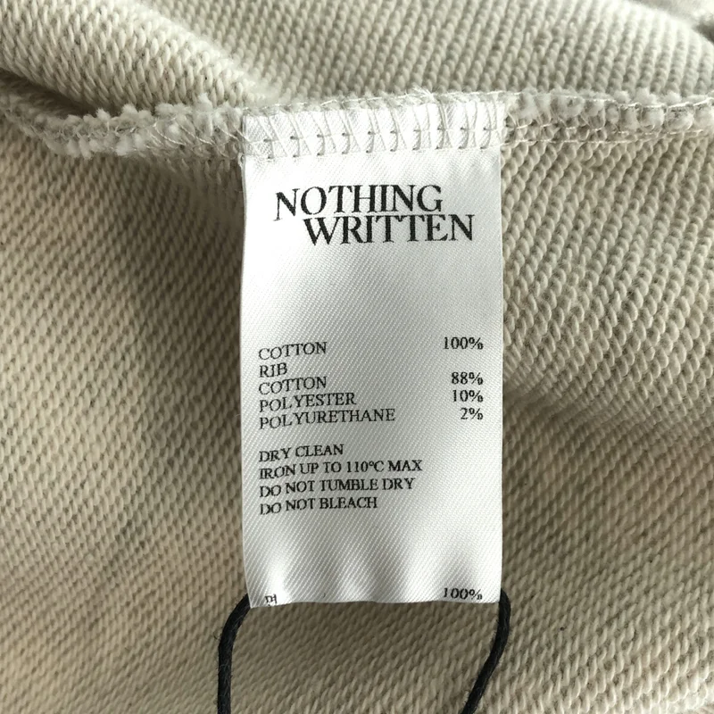 NOTHING WRITTEN / ナッシングリトゥン | コットン スウェット トレーナー |
