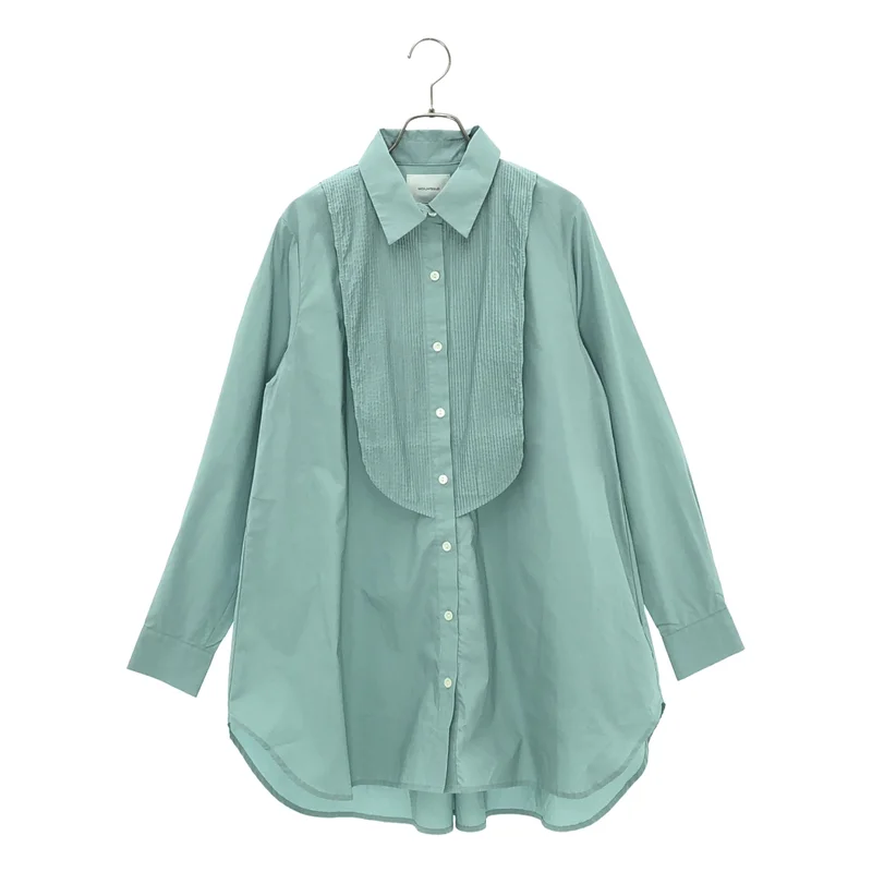 MIDIUMISOLID / ミディウミソリッド | pin tucked yoke shirt シャツ | F | レディース