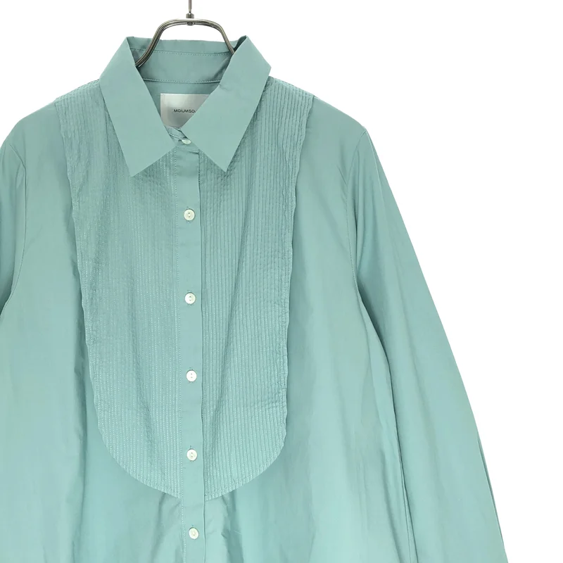 MIDIUMISOLID / ミディウミソリッド | pin tucked yoke shirt シャツ | F | レディース