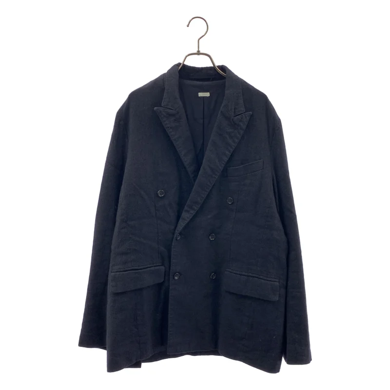 A.PRESSE / アプレッセ | Double Breasted Jacket リネン混 テーラードジャケット | 3 | メンズ