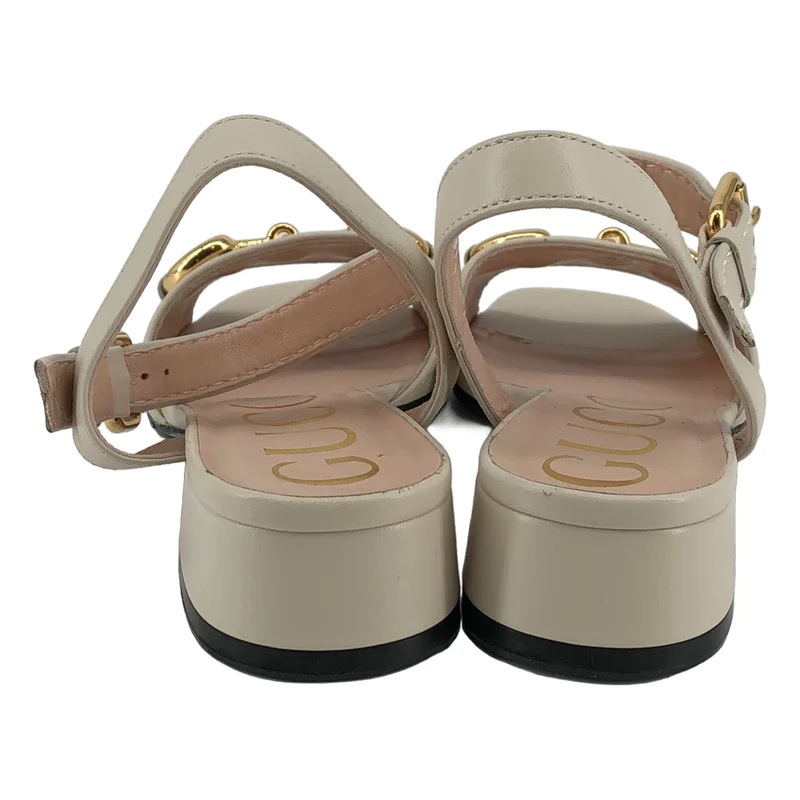 GUCCI / グッチ | レザーサンダル | 35 2/1 | レディース