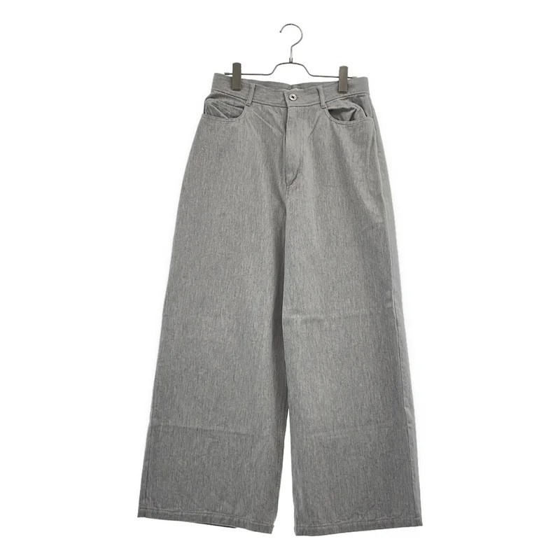ETRE TOKYO / エトレトウキョウ | コットンツイル ワイドパンツ | M | レディース
