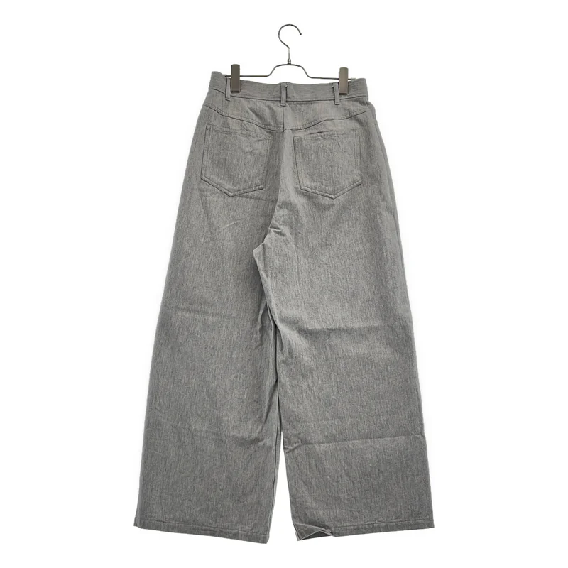ETRE TOKYO / エトレトウキョウ | コットンツイル ワイドパンツ | M | レディース