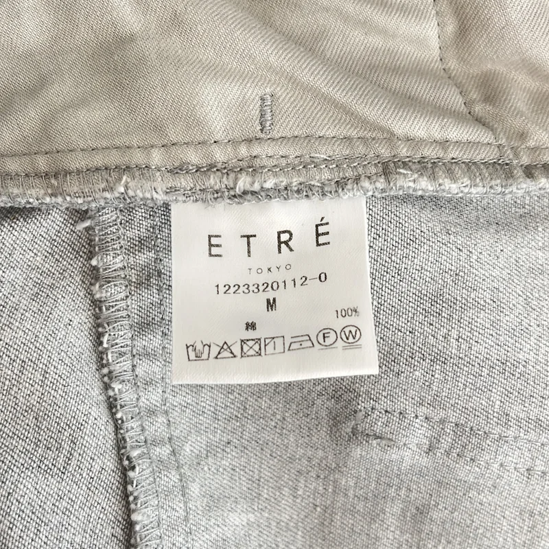 ETRE TOKYO / エトレトウキョウ | コットンツイル ワイドパンツ | M | レディース