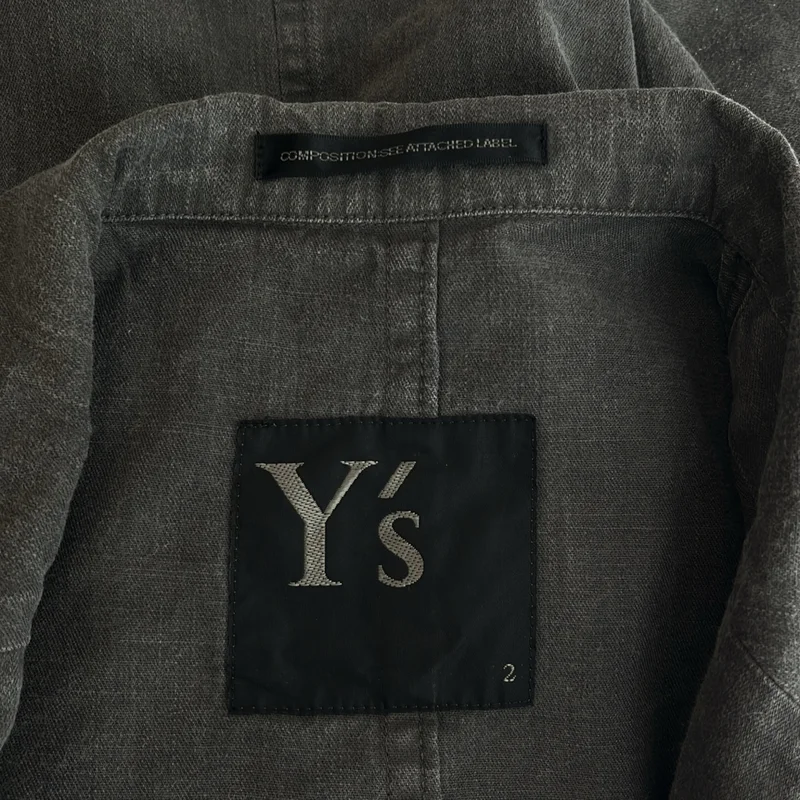 Y's / ワイズヨウジヤマモト | 2021SS | デニム ベルテッドジャケット | 2 | レディース
