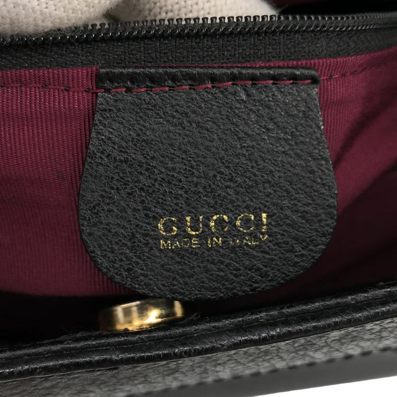GUCCI / グッチ | ダイアナ バンブー レザー ハンドバッグ |