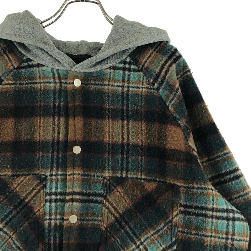 REPRESENT / リプレゼント | Hooded Flannel Jacket フード フランネル シャツジャケット | M | メンズ