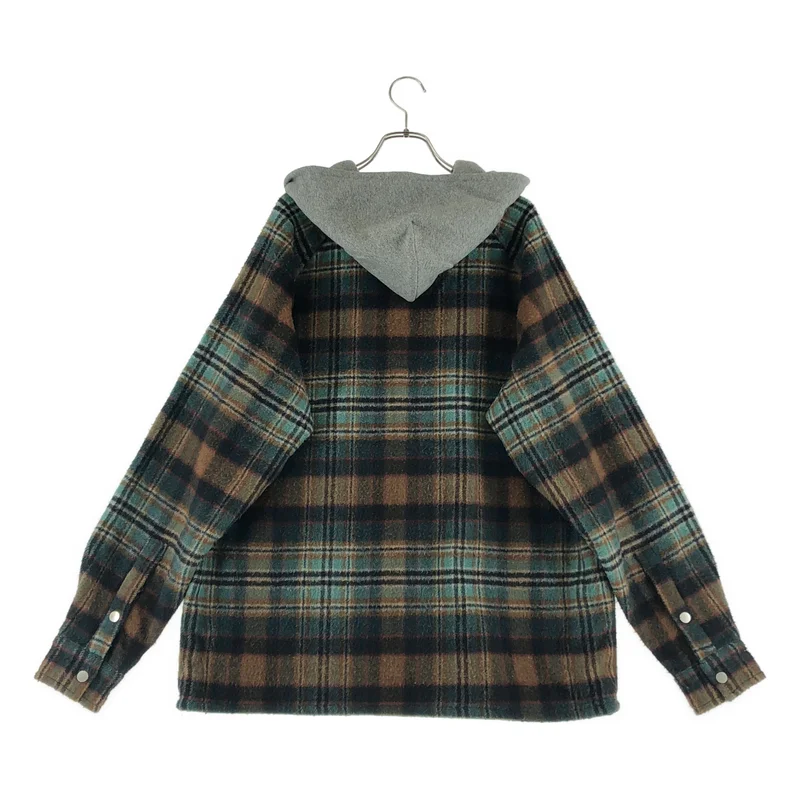 REPRESENT / リプレゼント | Hooded Flannel Jacket フード フランネル シャツジャケット | M | メンズ