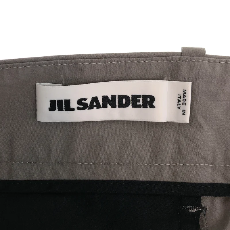 JIL SANDER / ジルサンダー | コットンストレートパンツ JSPK302500 | 32 | レディース