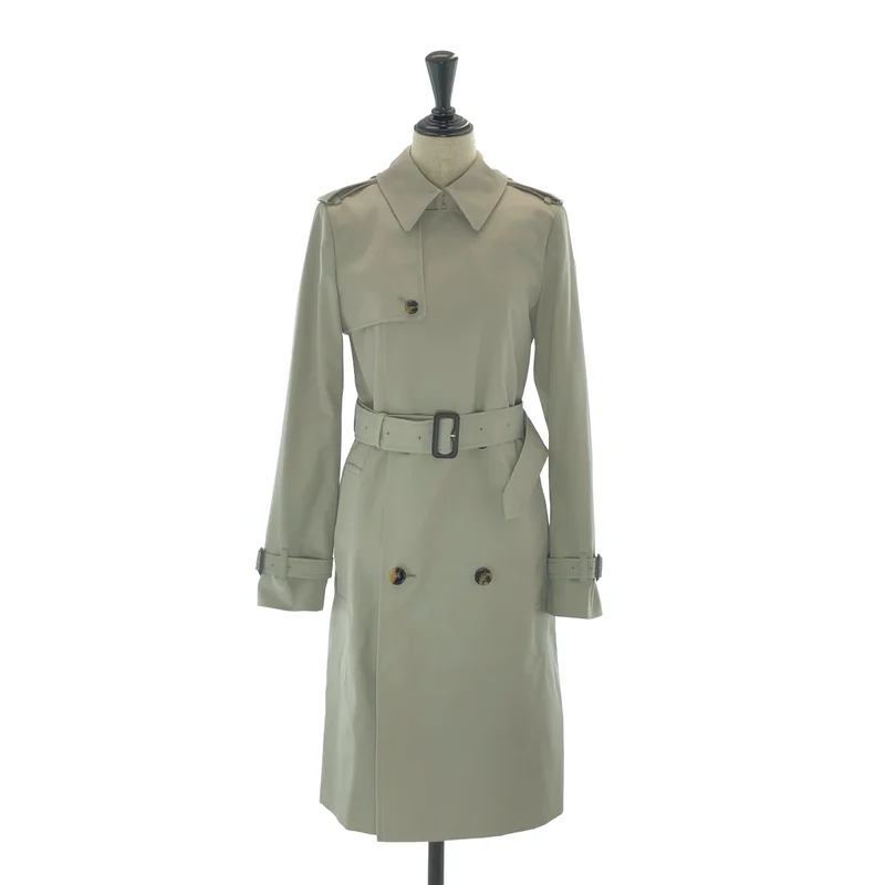 Burberry / バーバリー | コットン混 ダブルブレストトレンチコート | 36 | レディース