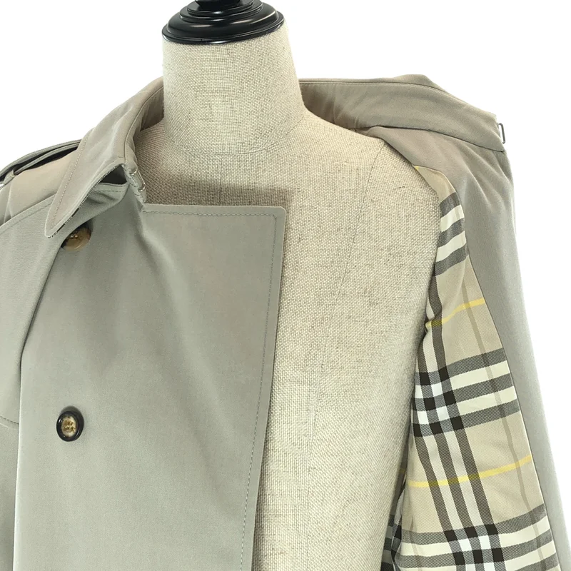 Burberry / バーバリー | コットン混 ダブルブレストトレンチコート | 36 | レディース