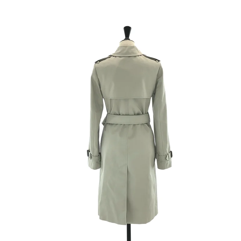 Burberry / バーバリー | コットン混 ダブルブレストトレンチコート | 36 | レディース